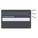 Virtuos MSR-100A třístopá čtečka magnetických karet, USB-HID/COM, černá EIE0003