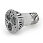 WE POWER LED žárovka 3xLED 3W E27 bílá refl.