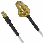 WIFI prepojovací kábel (pigtail) MMCX (priamy) / R-SMA female, 20cm