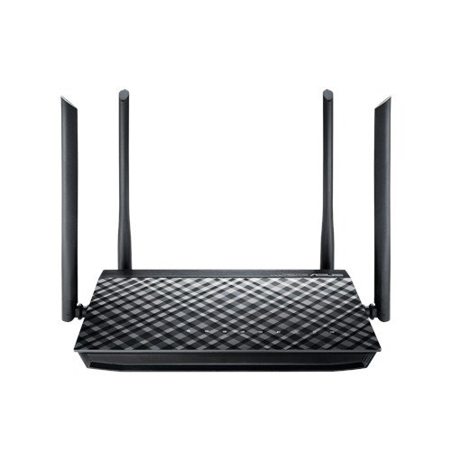 WiFi router Asus RT-AC1200GPLUS AP/router, 4x GLAN, 1x GWAN, 1x USB/ 300Mbps 2,4/ 867Mbps 5GHz 90IG0241-BM3000