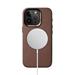 Woodcessories kryt Bio Leather Case MagSafe pre iPhone 15 - Brown ECO726