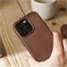Woodcessories kryt Bio Leather Case MagSafe pre iPhone 15 Plus - Brown ECO730