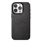 Woodcessories kryt Bio Leather Case MagSafe pre iPhone 15 Pro Max - Black ECO731