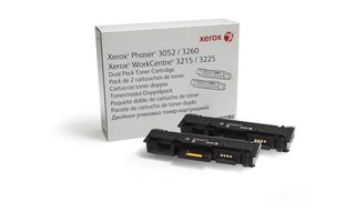 Xerox toner pre Phaser 3052, 3260/ WorkCentre 3215, 3225 Dual Pack 3K Toner Cartridge (6 000) 106R02782