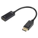XtendLan Adaptér DisplayPort (M) na HDMI (F), 15cm, černý, pro 4k XL-ADDPHDF4K