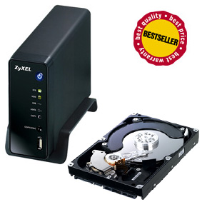 ZyXEL NSA-210 PROMO (+2TB HDD installed & configured)