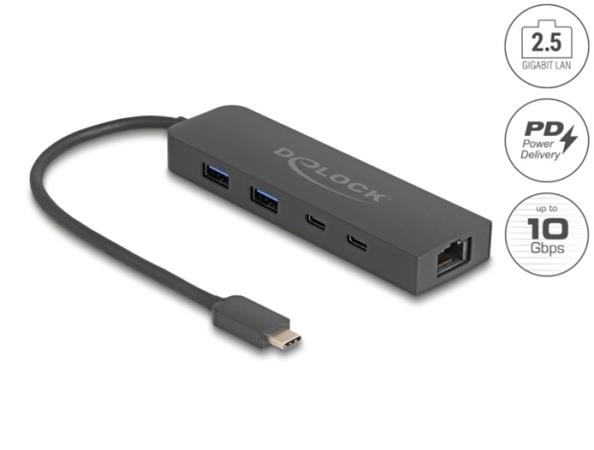 10 Gbps USB Hub with 2.5 Gigabit LAN por, 10 Gbps USB Hub with 2.5 Gigabit LAN por 64110