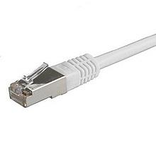 10G patch kábel CAT6A SFTP LSOH 7m sivý s hrdlom C6A-315GY-7MB
