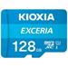 128 GB . microSDHC karta KIOXIA Exceria Class 10 UHS I U1 + adaptér LMEX1L128GG2