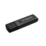 128 GB . USB 3.2 kľúč . Kingston IronKey Locker+ 50 G2, strieborný ( r145MB/s, w115MB/s) IKLP50G2/128GB