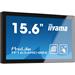 15,6" iiyama TF1634MC-B8X: IPS, FullHD, capacitive, 10P, 450cd/m2, VGA, DP, HDMI, IP65, černý