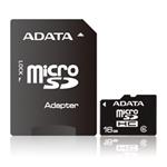 16 GB . microSDHC karta A-DATA class 6 + adaptér AUSDH16GCL6-RA1