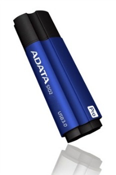 16 GB . USB klúč . ADATA DashDrive™ Elite Superier S102 PRO, USB 3.0, modrý AS102P-16G-RBL