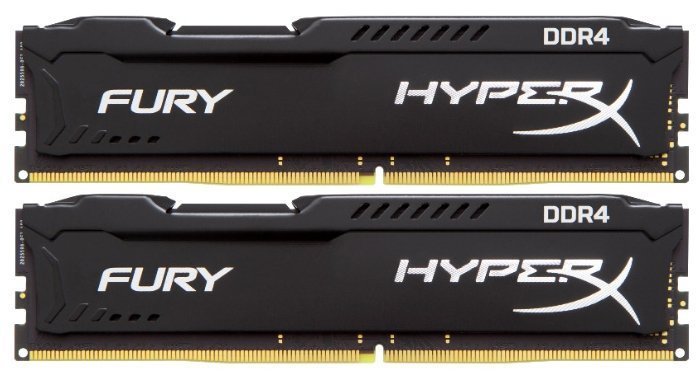 16GB DDR4 2933MHz CL17 HyperX FURY Black, 2x 8GB HX429C17FB2K2/16