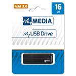 16GB USB Flash 2.0 MyUSB Drive černý, My Media