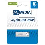 16GB USB Flash 3.2 MyAlu stříbrný, MyMedia 0023942692751