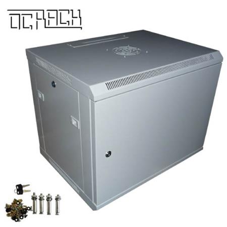 19" nástěnný rozvaděč 12U/450mm - plechové dveře 9343