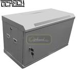 19" nástěnný rozvaděč 9U/300mm - plechové dveře 9312