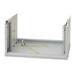 19"rozvaděč jednodí. 6U/400mm FLAT-PACK plech.dv. RXA-06-CS4-CAX-A1