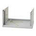 19"rozvaděč jednodíl.4U/400mm FLAT-PACK plech.dv. RXA-04-CS4-CAX-A1