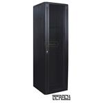 19' rozvaděč stojanový 30U/600x600 skleněné dveře 9424BK