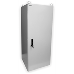19" venkovní rozvaděč IP55 30U/600mm plech.dveře, 3-bod.zámek 9056