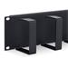 19" vyvazovací panel 2U 6x háček 70x85mmb black RAB-VP-X22-A1