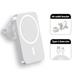 1stCOOL bezdrátová QI nabíječka 15W, magnetická, do auta, MagSafe kompatibilní, bílá HLI-C8 White