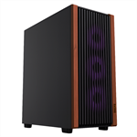 1stCOOL G6 Noble Wood Decor, skrinka ATX, USB3.0, USB-C, 3x ventilátor ML-G6-NOBLE-USBC