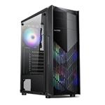 1stCOOL MONSTER EVO, skrinka ATX, 2x RGB ventilátor, USB3.0, čierna ML-MONSTER-EVO