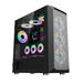 1stCOOL MONSTER, stredná veža, AU, USB 3.0, bez napájania, sRGB ventilátor, priehľadný bočný panel, čierny ML-WSTORM-B