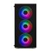 1stCOOL RAINBOW 4, skrinka ATX, zdroj 650W 88+, 4x RGB ventilátor, USB3, čierna ML-RAINBOW4-RGB-650