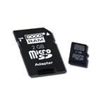 2 GB . microSD karta GOODRAM + 1 adapter (SD) Retail 10