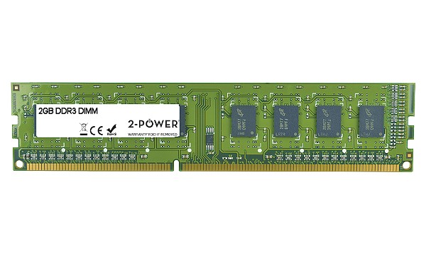 2-Power 2GB DDR3 1333MHz DR DIMM ( DOŽIVOTNÍ ZÁRUKA ) MEM2102A