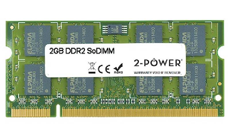 2-Power 2GB MultiSpeed 533/667/800 MHz DDR2 SoDIMM 2Rx8 (DOŽIVOTNÍ ZÁRUKA) MEM0702A