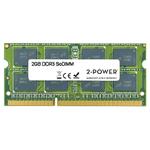 2-Power 2GB PC3-8500S 1066MHz DDR3 CL7 SoDIMM 2Rx8 (DOŽIVOTNÍ ZÁRUKA) MEM5002A