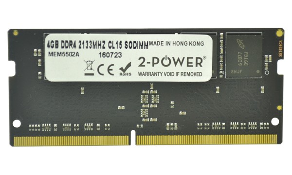 2-Power 4GB PC4-17000S 2133MHz DDR4 CL15 Non-ECC SoDIMM 1Rx8 (DOŽIVOTNÍ ZÁRUKA) MEM5502A