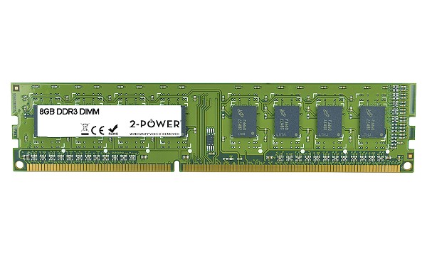 2-Power 8GB PC3L-12800U 1600MHz DDR3 CL11 Non-ECC DIMM 2Rx8 1.35V ( DOŽIVOTNÍ ZÁRUKA ) MEM2205A