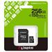 256 GB . microSDXC karta Kingston Canvas Select Plus U1, V10, A1 (r/w 150MB/s) + adaptér SDCS3/256GB
