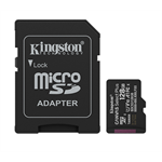 256 GB . microSDXC karta Kingston Canvas Select Plus U1, V10, A1 (r/w 150MB/s) + adaptér SDCS3/256GB