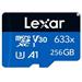 256GB Lexar® Blue Plus microSDHC UHS-I with SD adapter, up to 170MB/s read C10 A1 V10 U1 LMSBLPL256G-BNANG