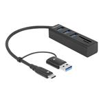 3 Port USB 3.2 Gen 1 Hub+SD and Micro, 3 Port USB 3.2 Gen 1 Hub+SD and Micro 63859