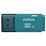 32 GB. USB 2.0 kľúč . KIOXIA Hayabusa U202, svetlomodrý LU202L032GG4