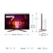 32" LED BenQ EX3210U 9H.LKHLB.QBE