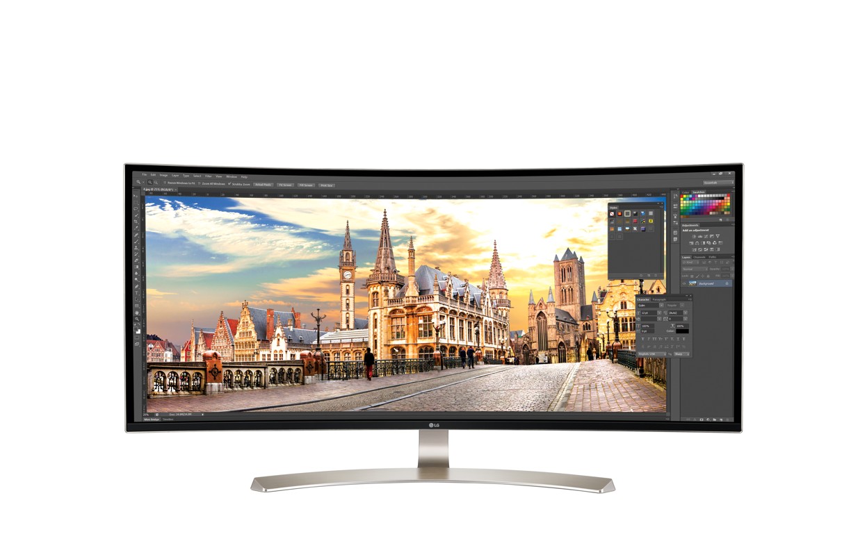 38" LG LED 38UC99-W - WQHD, IPS, 21:9, DP, 2x HDMI, USB-C, repro., 5ms 38UC99-W.AEU