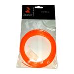 3DW - ABS filament pro 3D tiskárny, průměr struny 1,75mm, barva oranžová, v balení 10m, teplota tisku 220-250°C