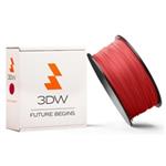3DW - PLA filament pro 3D tiskárny, průměr struny 1,75mm, barva červená, váha 0,5kg, teplota tisku 190-210°C D12204