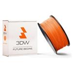 3DW - PLA filament pro 3D tiskárny, průměr struny 1,75mm, barva oranžová, váha 0,5kg, teplota tisku 190-210°C D12203