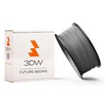 3DW - PLA filament pro 3D tiskárny, průměr struny 1,75mm, barva stříbrná, váha 0,5kg, teplota tisku 190-210°C D12207