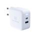 3mk cestovní nabíječka Hyper Charger 68W, GaN, 1x USB-C (PD), 1x USB bílá 5903108515153